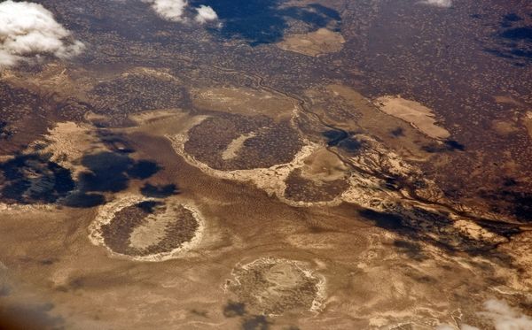 Вид Аралського моря, Казахстан