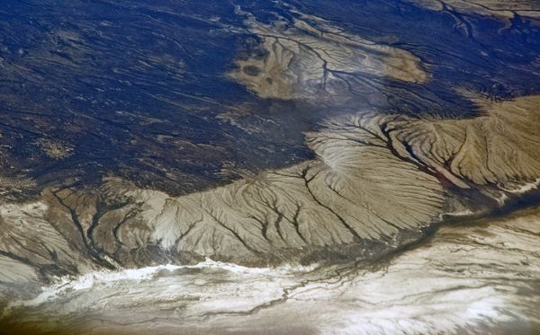 Вид Аралського моря, Казахстан
