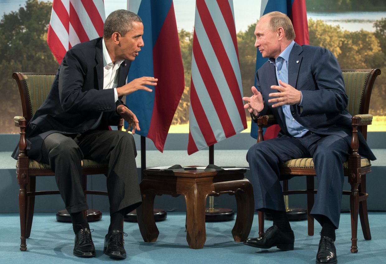В.Путин встретился с Б.Обамой в рамках саммита G8