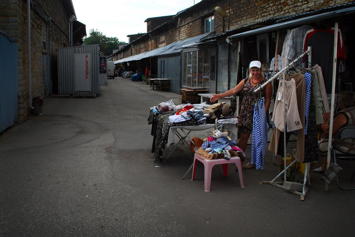 Торговая палатка в Таллине