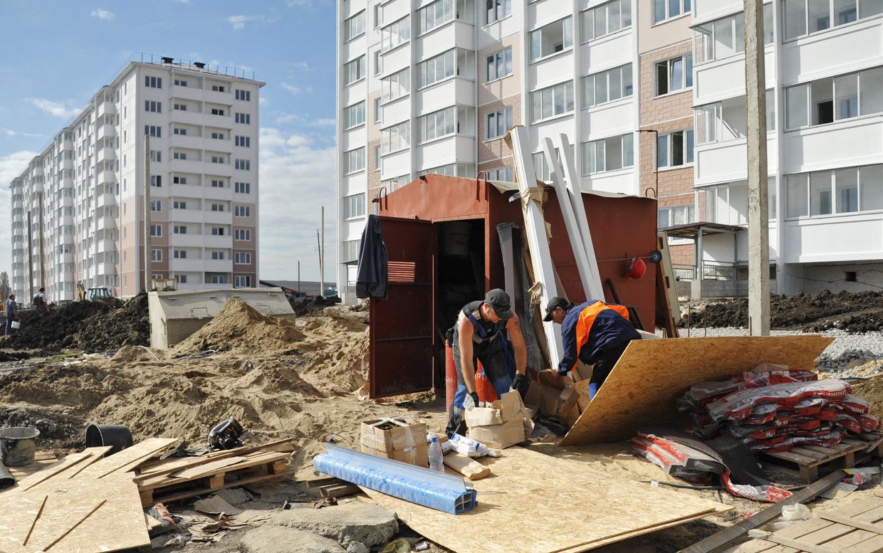 Cтроящийся микрорайон Надежда в Крымске