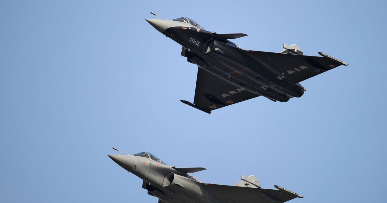 Французские многоцелевые истребители Dassault Rafale 
