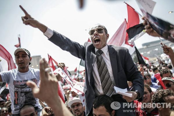 Митинги сторонников и противников президента М.Мурси в Каире