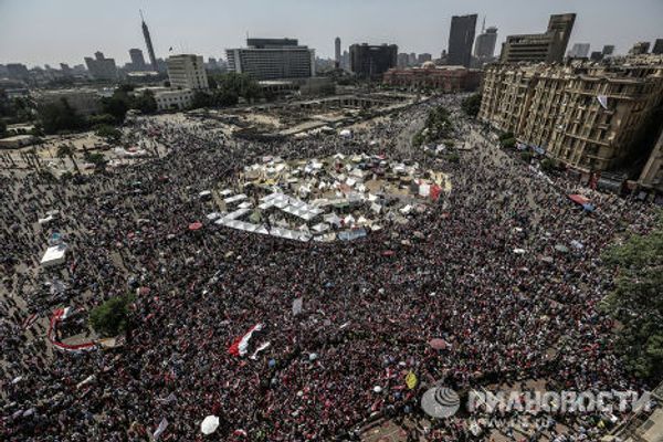 Противники президента Моххамеда Мурси митингуют на площади Тахрир