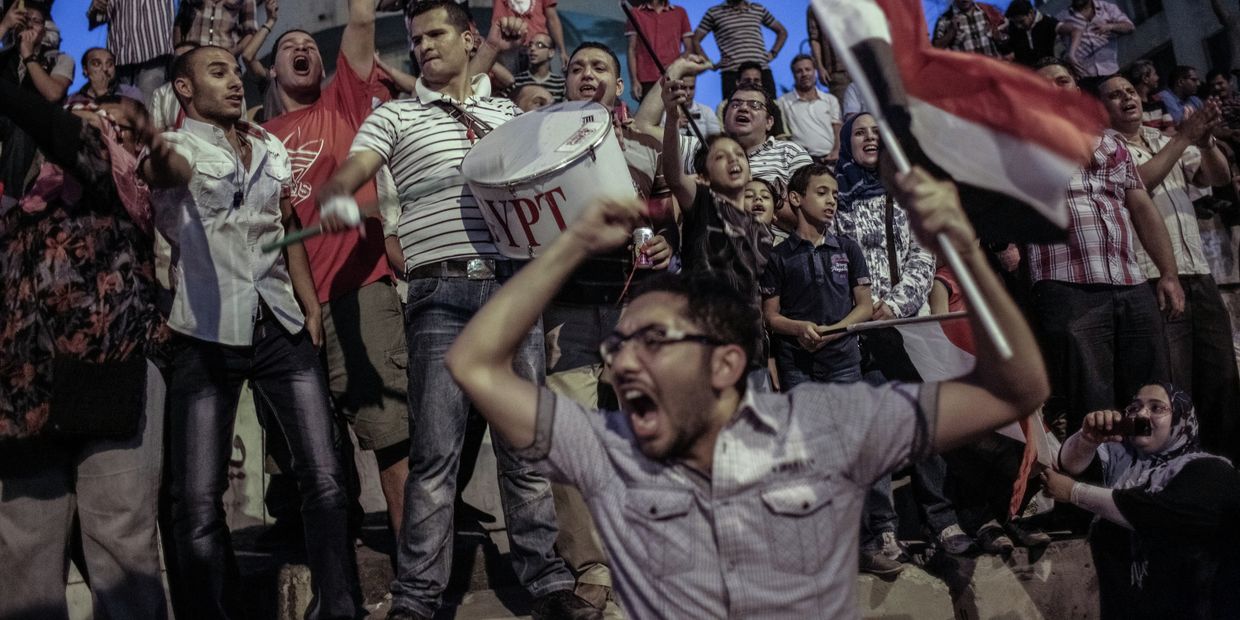 Массовые акции протеста в Каире