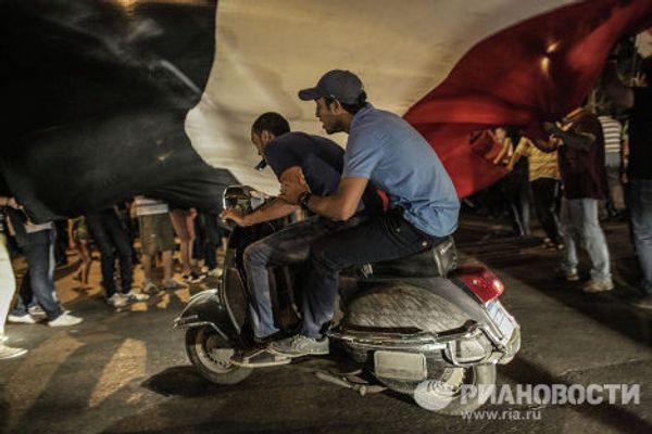 Массовые акции протеста в Каире