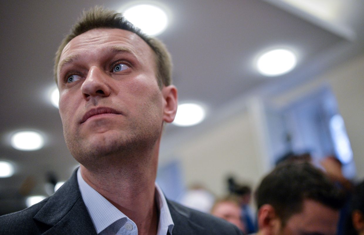 Оппозиционер Алексей Навальный