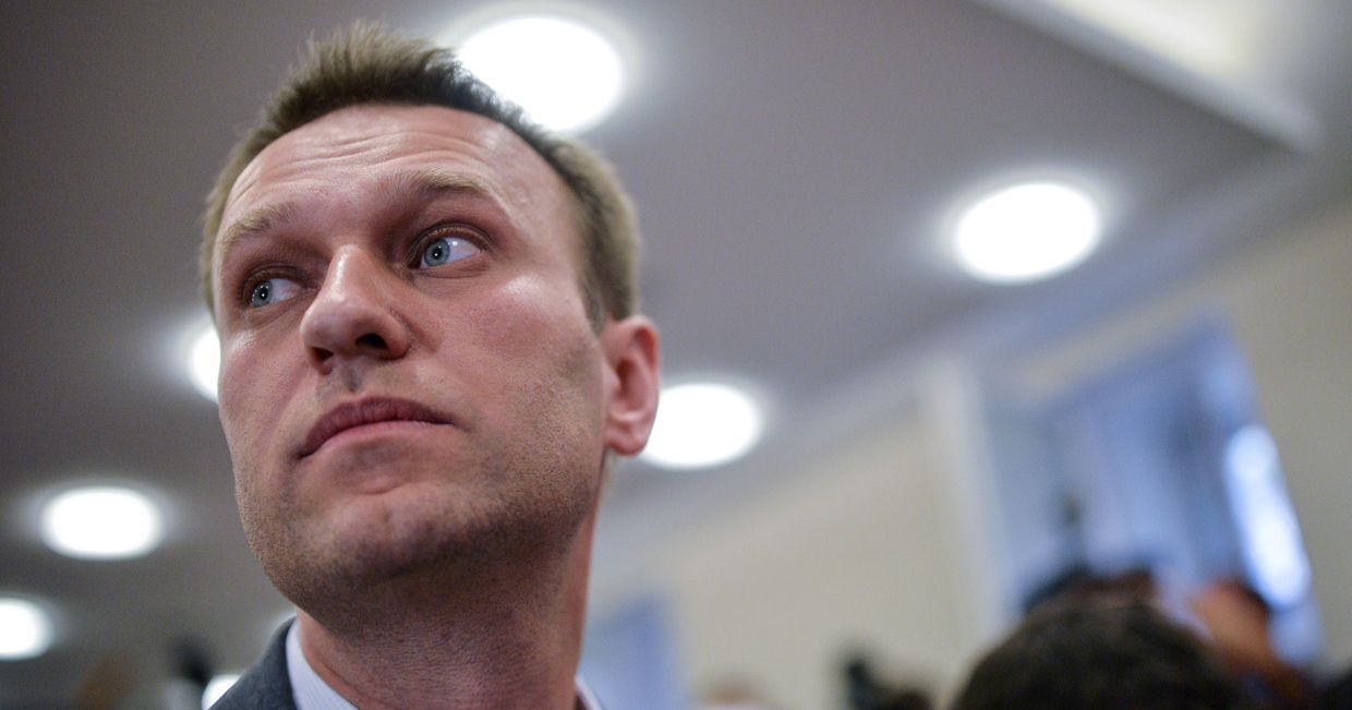 Оппозиционер Алексей Навальный