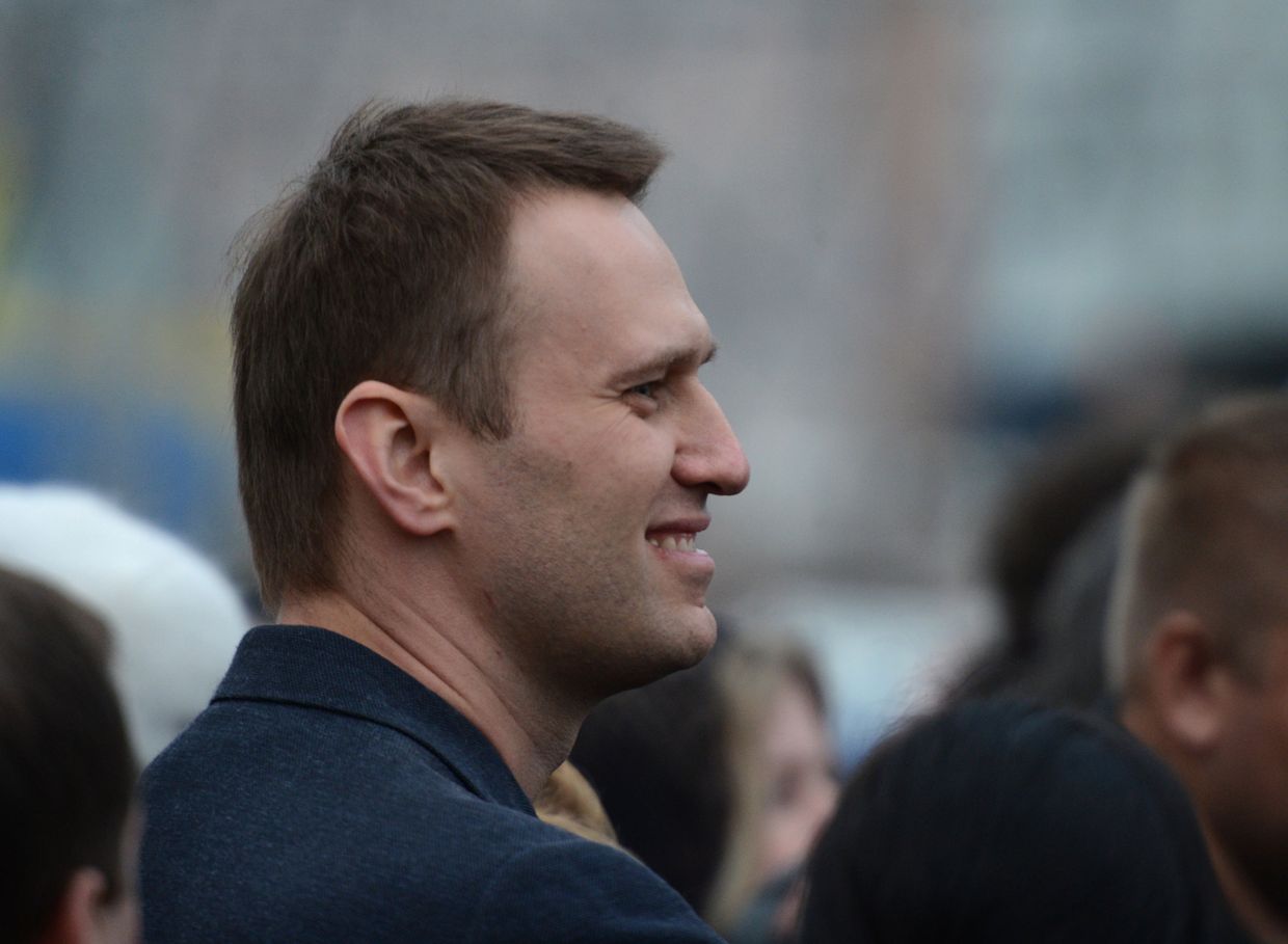 Алексей Навальный на митинге оппозиции на Болотной площади в Москве Алексей Навальный на митинге оппозиции на Болотной площади в Москве
