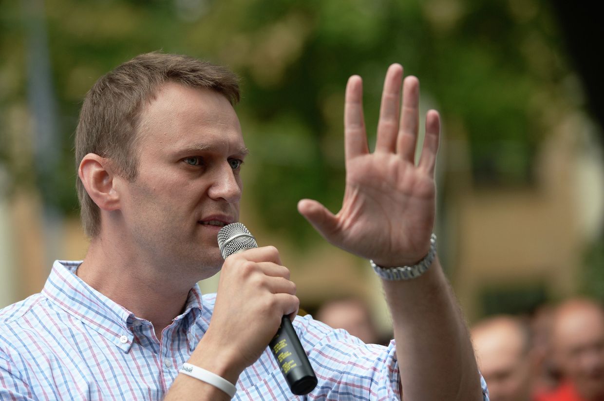 Кандидат в мэры Москвы Алексей Навальный встретился с избирателями