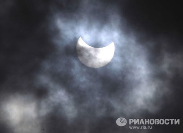 Солнечное затмение в Москве