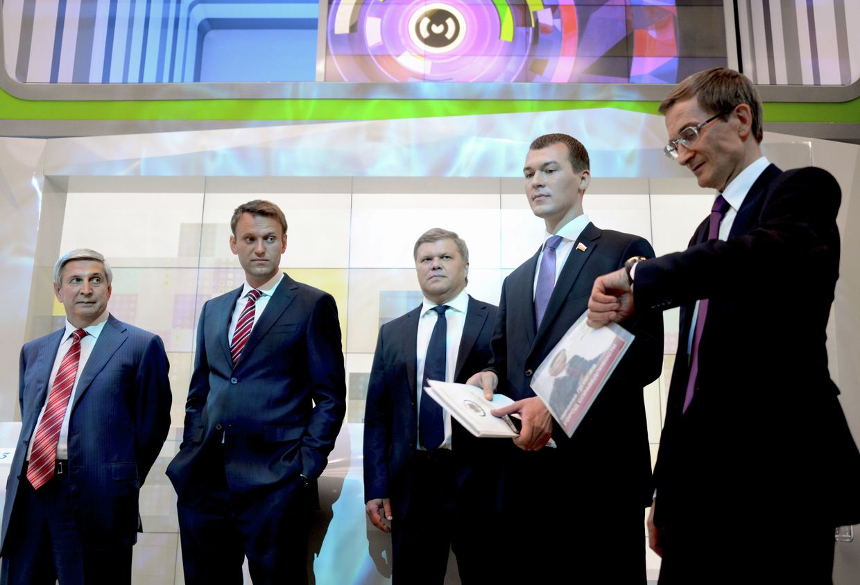 Дебаты между кандидатами в мэры Москвы