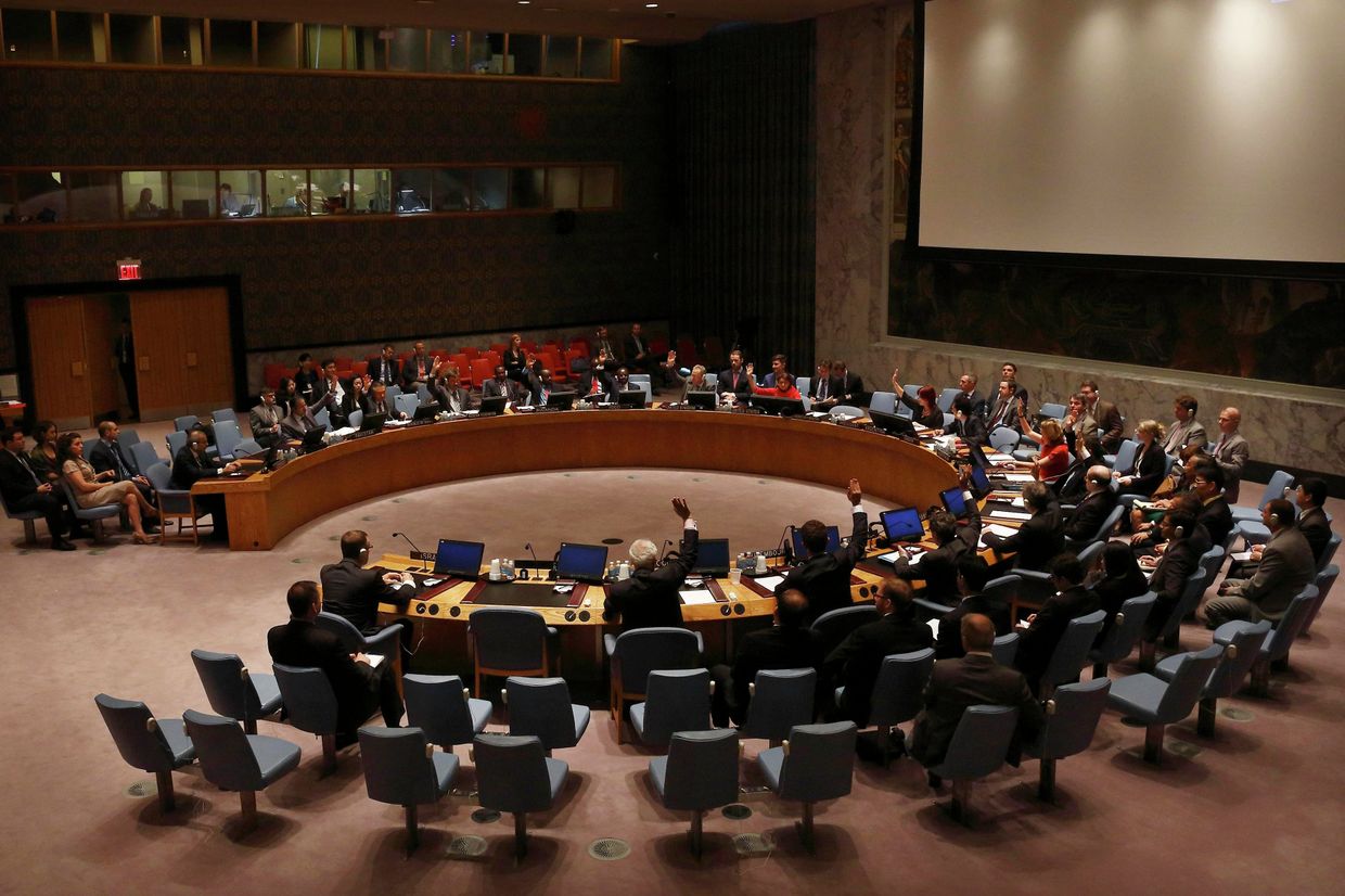 Заседание постоянных членов СБ ООН по Сирии