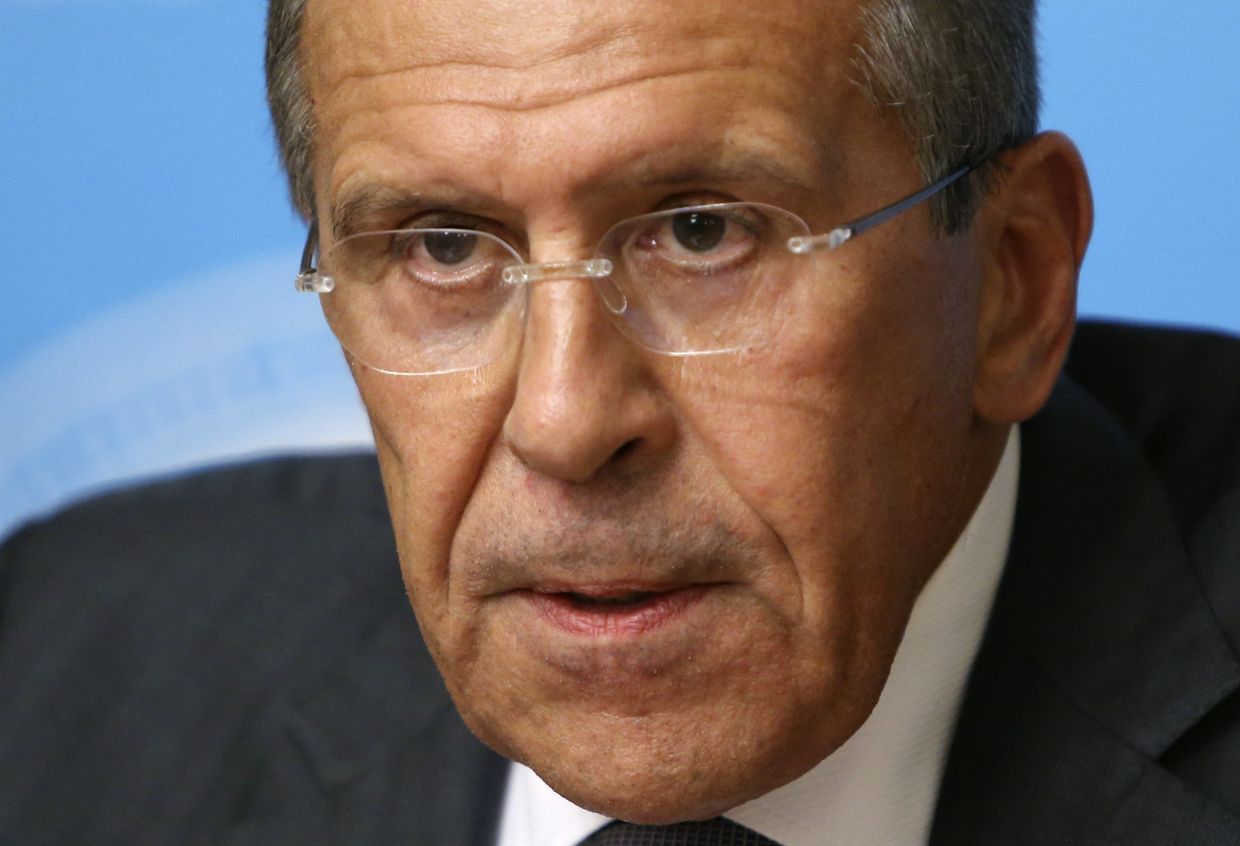 Сергей Лавров на пресс-конференции по сирийскому вопросу