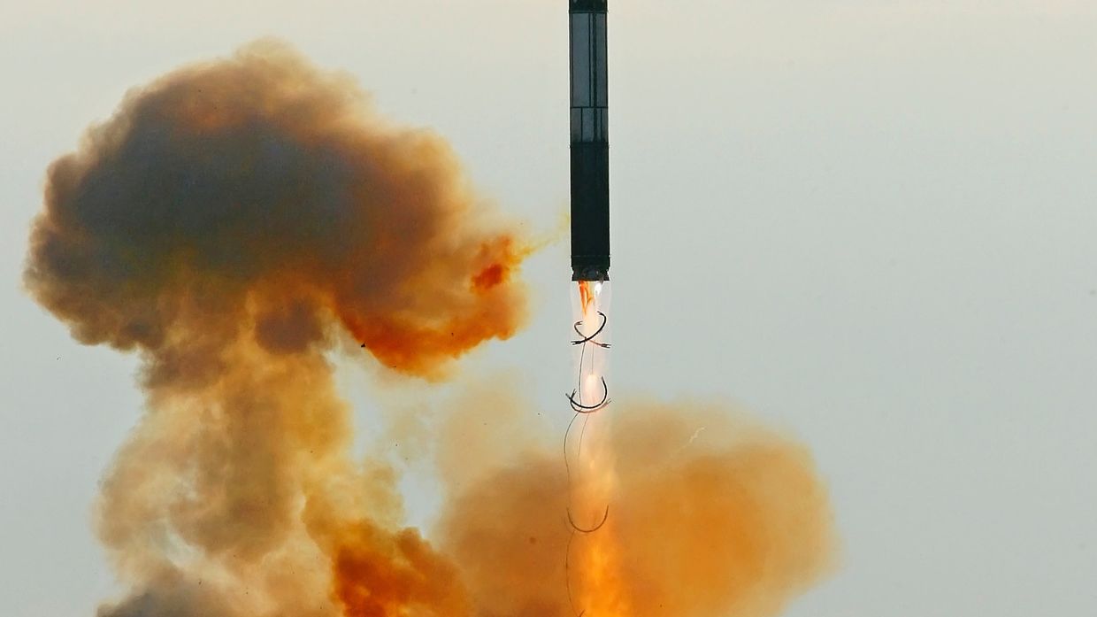 Запуск ракеты РС-20