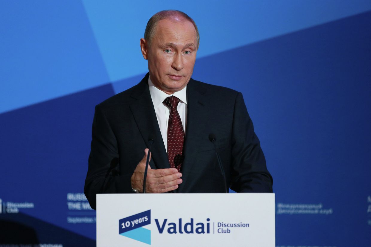 Выступление Президента РФ Владимира Путина на заседании Международного дискуссионного клуба Валдай Выступление Президента РФ Владимира Путина на заседании Международного дискуссионного клуба Валдай