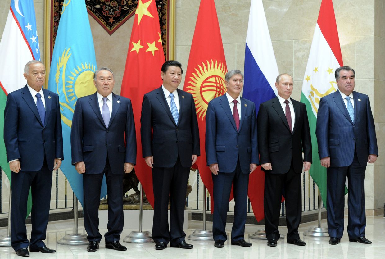 В.Путин участвует в саммите ШОС в Бишкеке