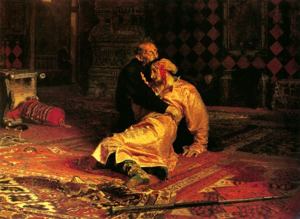 Илья Ефимович Репин «Иван Грозный и сын его Иван 16 ноября 1581 года» (1885)