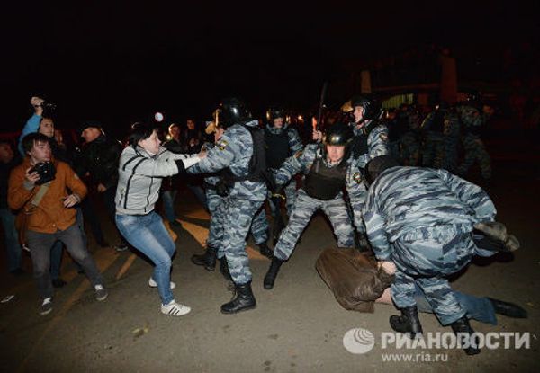 Беспорядки в московском районе Бирюлево