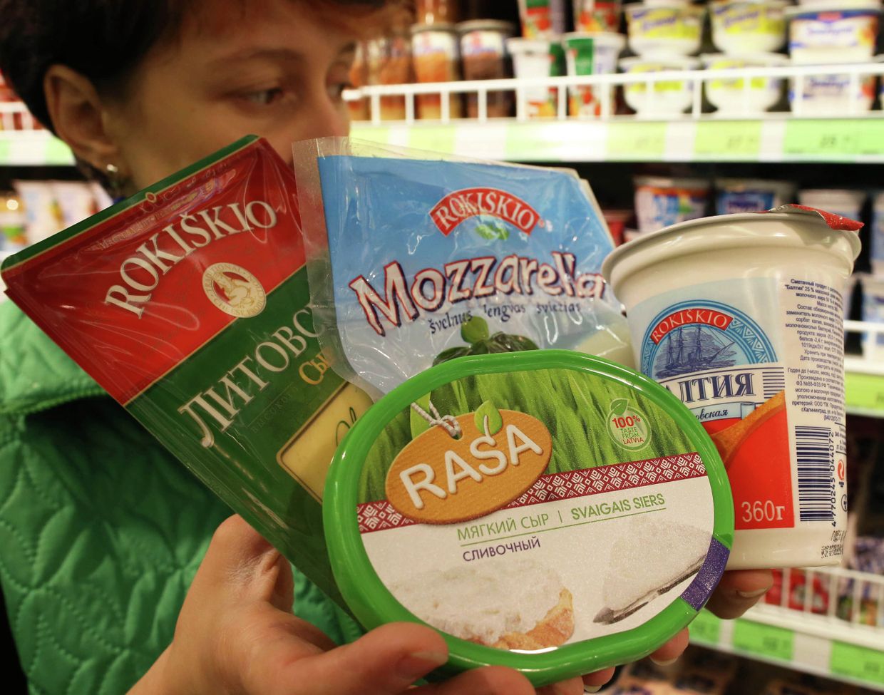 Молочная продукция из Литвы