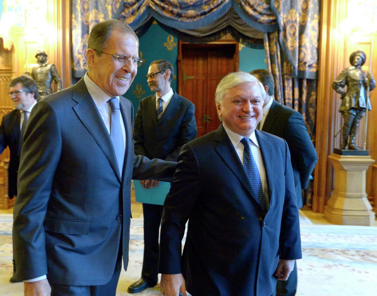 Встреча глав МИД России и Армении С.Лаврова и Э.Налбандяна