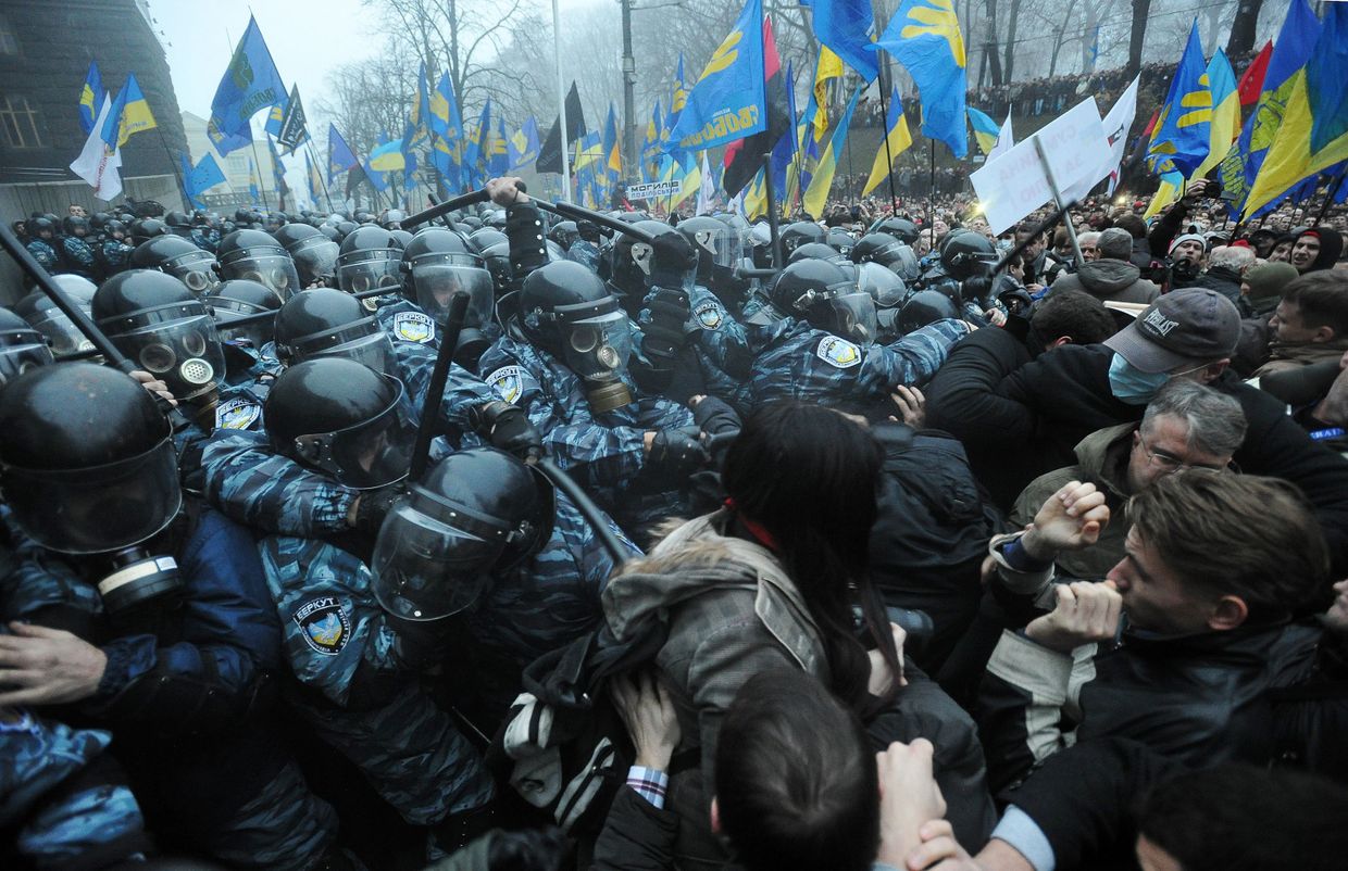 Митинг За европейскую Украину в Киеве