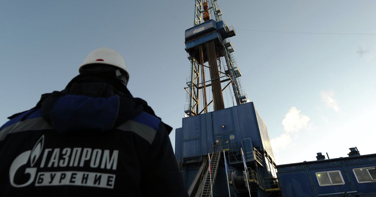 Газовая буровая установка Екатерина на Бованенковском месторождении