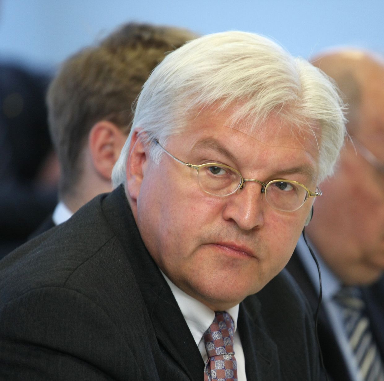 Франк-Вальтер Штайнмайер во время презентации регионов УрФО