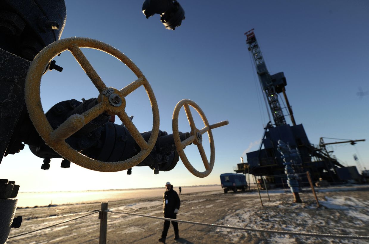 Газовая буровая установка Екатерина на Бованенковском месторождении