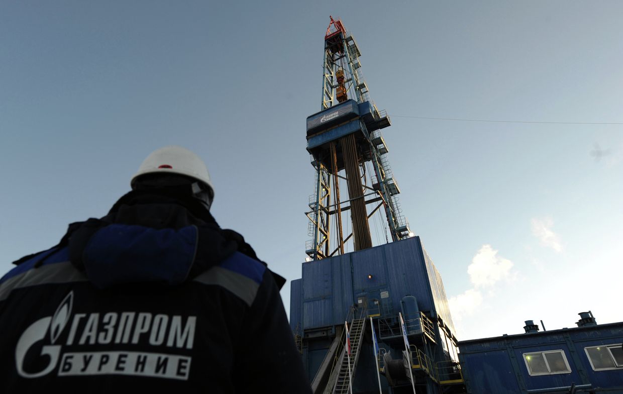 Газовая буровая установка Екатерина на Бованенковском месторождении