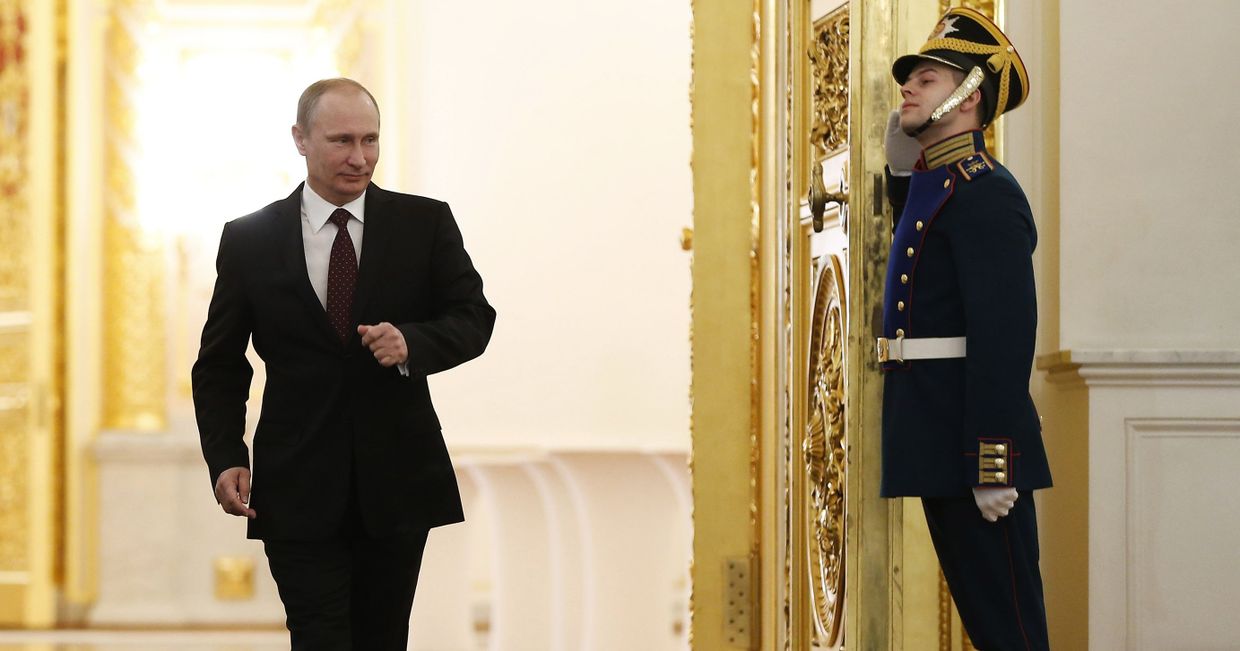 Обращение президента РФ В.Путина с ежегодным посланием к Федеральному собранию