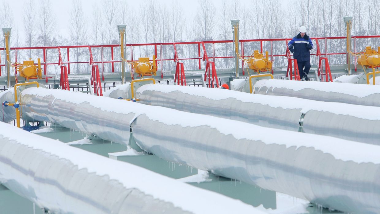 Транзит газа через ГИС Суджа