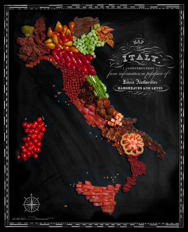 Проект Food Maps. Карта Италии