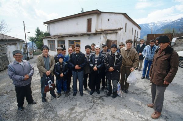 Город Ялта на черноморском побережье Крымского полуострова
