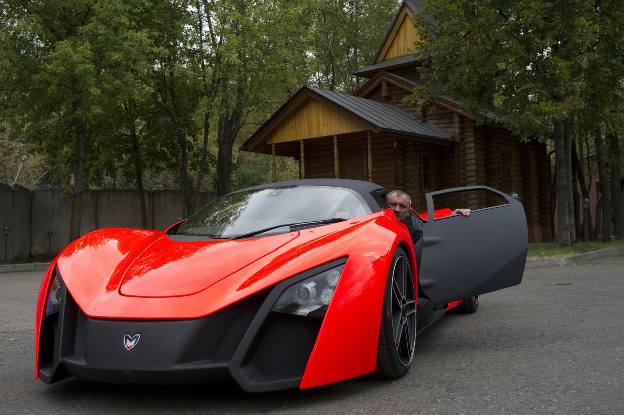 Открытие завода компании Marussia Motors в Москве