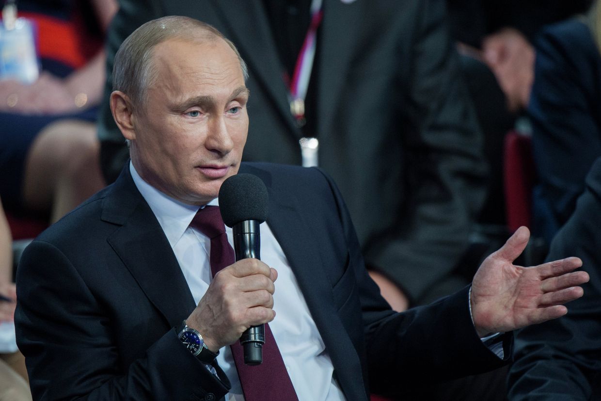 В.Путин принял участие в пленарном заседании I Медиафорума ОНФ