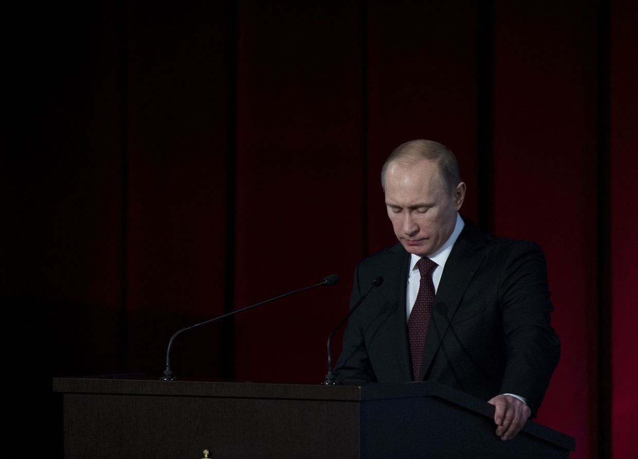 В.Путин на коллегии МВД РФ