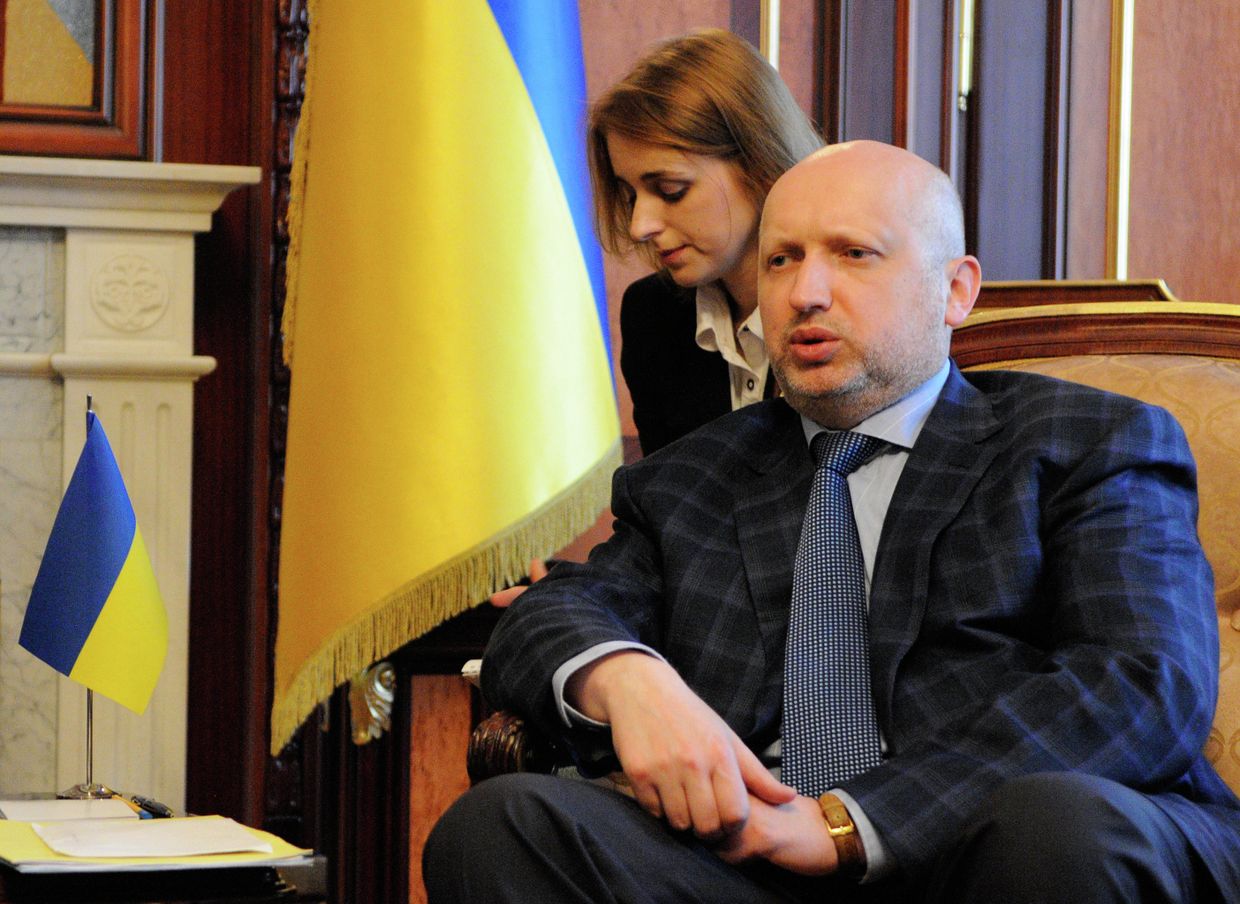 Спикер Верховной Рады, назначенный Верховной Радой исполняющим обязанности президента Украины Александр Турчинов Спикер Верховной Рады, назначенный Верховной Радой исполняющим обязанности президента Украины Александр Турчинов