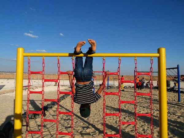 Дети в лагере сирийских беженцев Заатари 