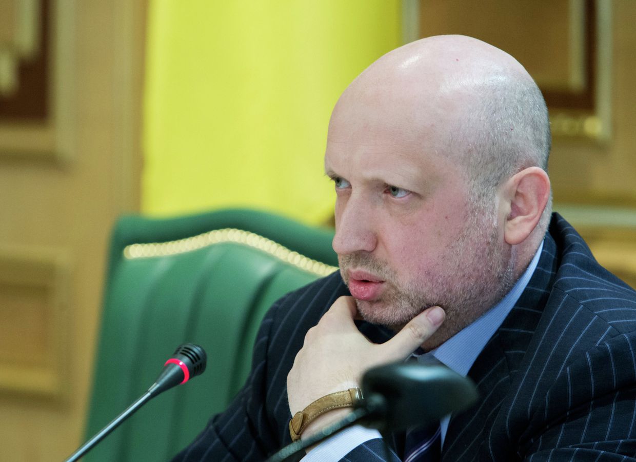 Спикер Верховной Рады, назначенный Верховной Радой исполняющим обязанности президента Украины Александр Турчинов