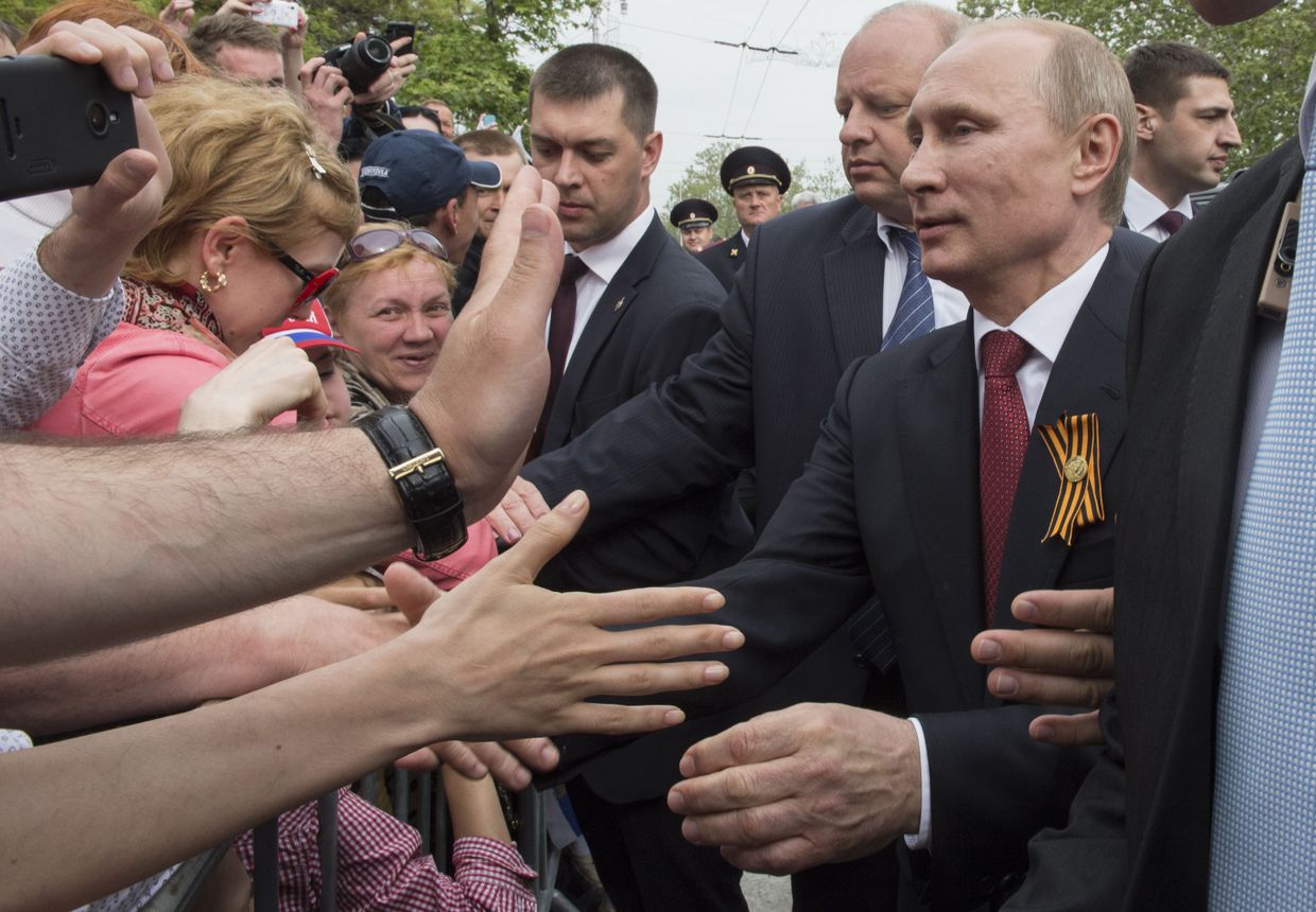 В.Путин принял участие в торжественных мероприятиях, посвященных 69-й годовщине Победы в ВОВ и 70-летию освобождения Севастополя