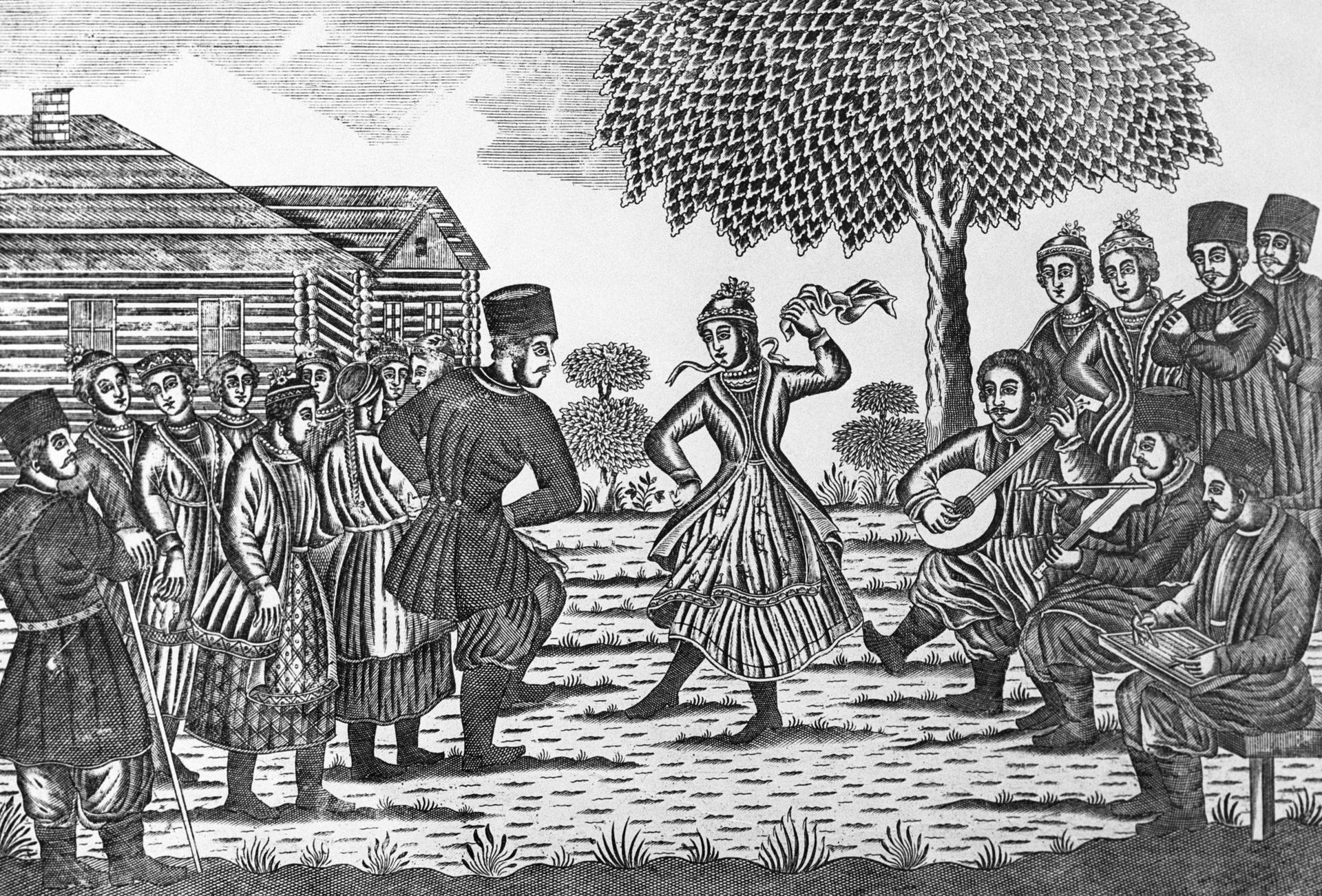 Народная лубочная картинка Малороссийская пляска - ИноСМИ, 1920, 18.10.2020