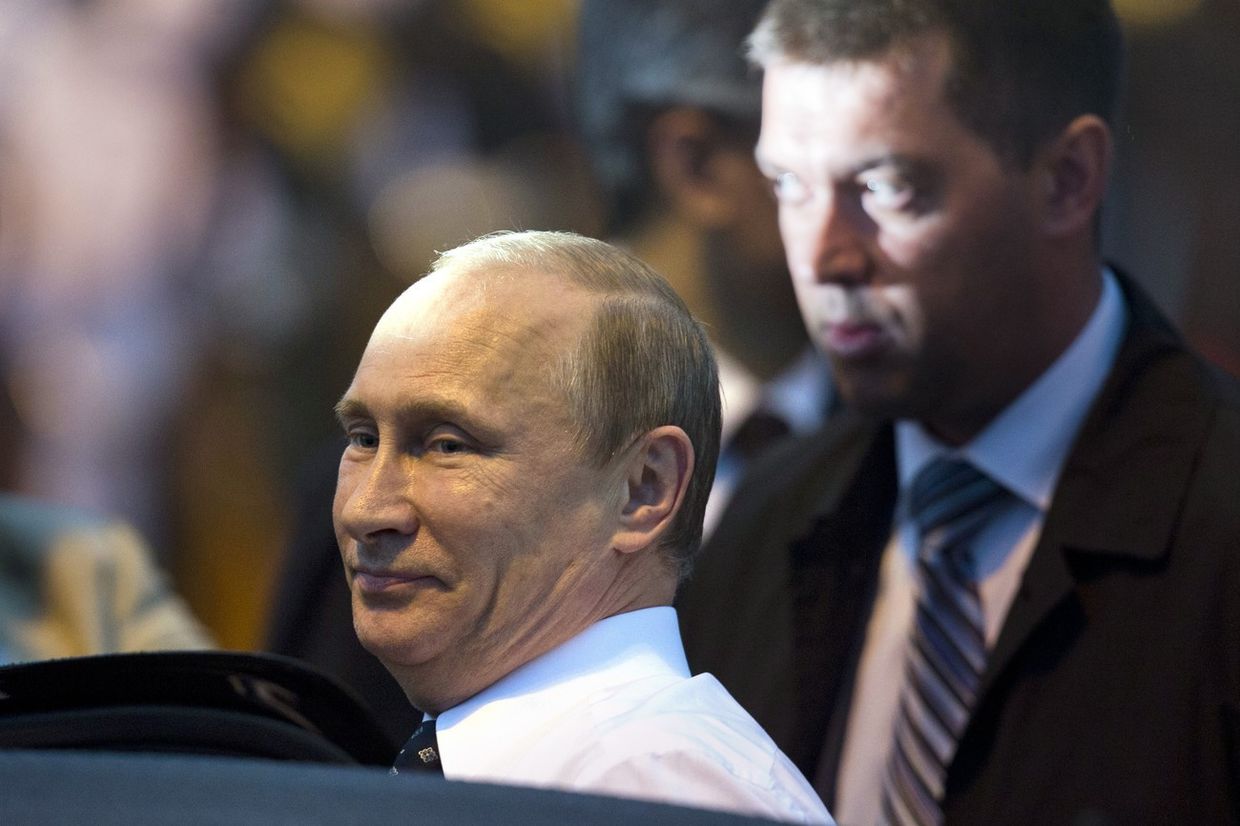 Владимир Путин во время визита в Китай