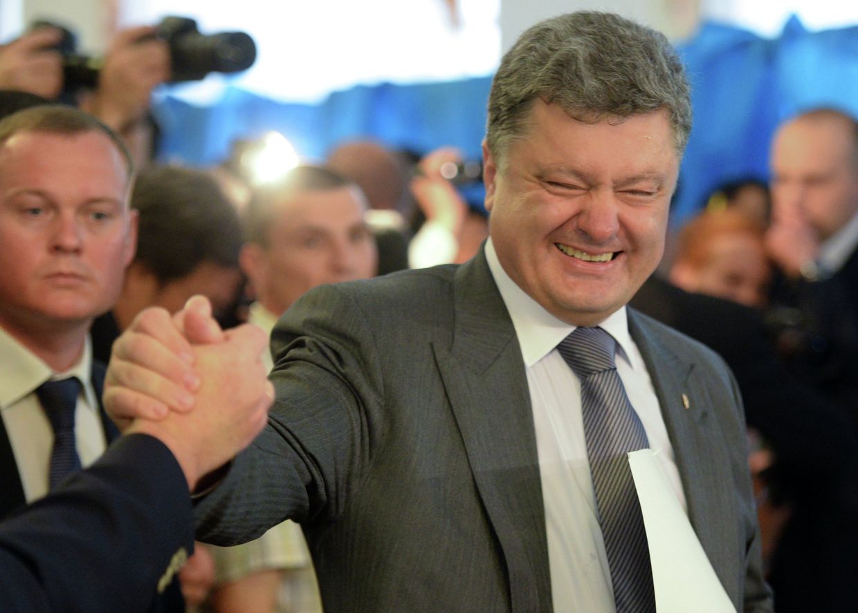 Кандидат в президенты Украина Петр Порошенко