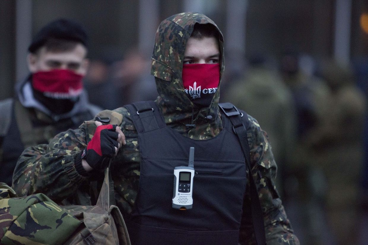 Активисты организации «Правый сектор»