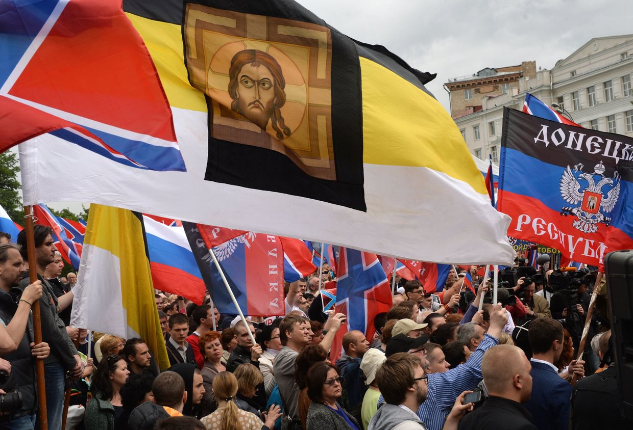 Митинг в поддержку народа Юго-Востока Украины Стоим за Донбасс