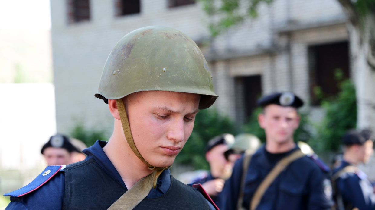 Военнослужащие национальной гвардии Украины