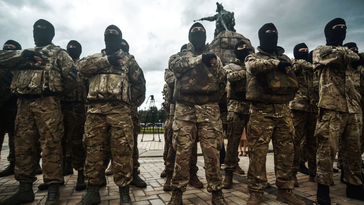 Присяга батальона Азов в Киеве