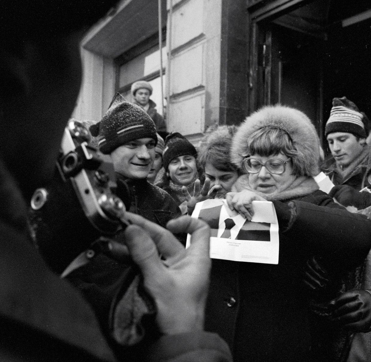 Лидер Демократического Союза Валерия Новодворская выступает на совете партии