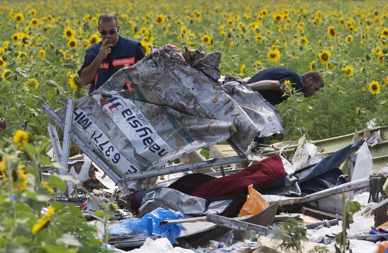 Обломки самолета MH17 Малайзийских авиалиний, разбившегося под Донецком Обломки самолета MH17 Малайзийских авиалиний, разбившегося под Донецком